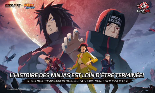 Free Fire MAX x Naruto Shippuden – Chapitre 2 : Une guerre ninja digitale inédite