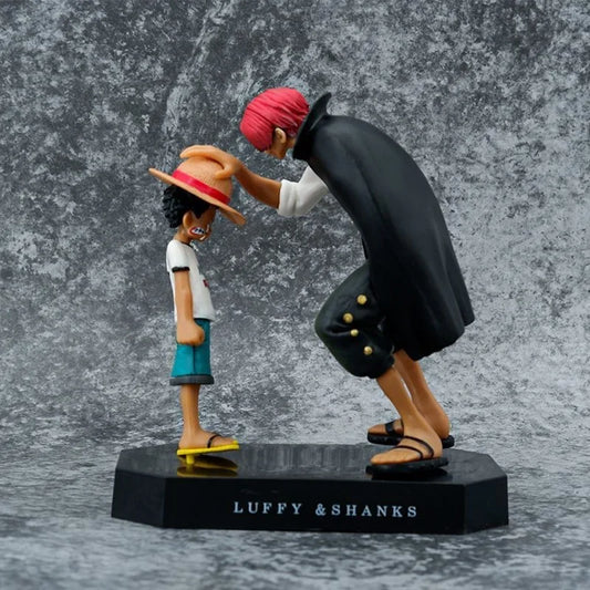 Figurine One Piece Luffy & Shanks - ShonenCollect