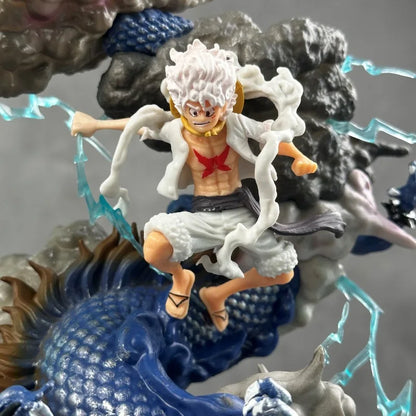 Figurine one Piece Luffy Gear 5 vs Kaido - ShonenCollect